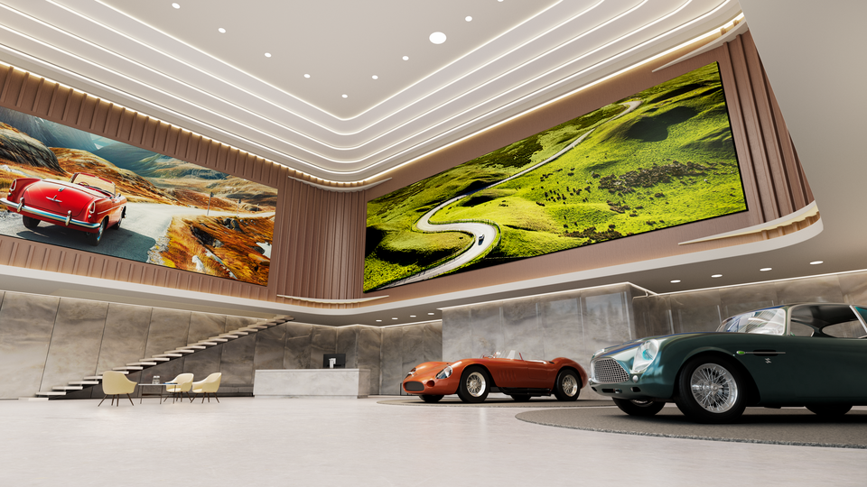 Lợi Ích Vượt Trội Của Direct View LED Tại Showroom